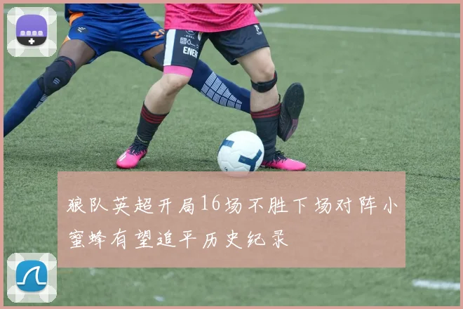 狼队英超开局16场不胜下场对阵小蜜蜂有望追平历史纪录